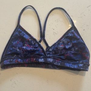 Purple and blue tie dye iviva top